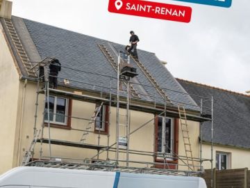 Chantier à Saint-Renan ⚒️

Une bonne semaine de travail pour Alexis et Thibault, avec une rénovation complète de la toiture.

Au programme :
→ Désamiantage...