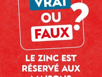 Vrai ou faux ? Le zinc est réservé aux maisons modernes.

Faux !

Le zinc est utilisé depuis plus de 150 ans en couverture.

On le retrouve aussi bien sur...