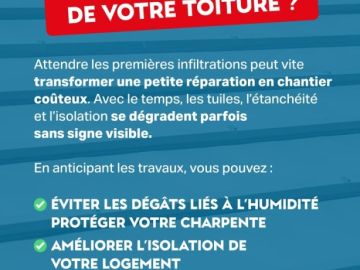 💡 Une toiture ne se rénove pas uniquement lorsqu'elle fuit.

Au contraire, anticiper permet souvent d'éviter que de petits défauts ne se transforment en...