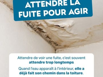 Attendre de voir une fuite, c’est souvent attendre trop longtemps ⚠️

Quand l’eau apparaît à l’intérieur, elle a déjà fait son chemin dans la toiture.

Nous...